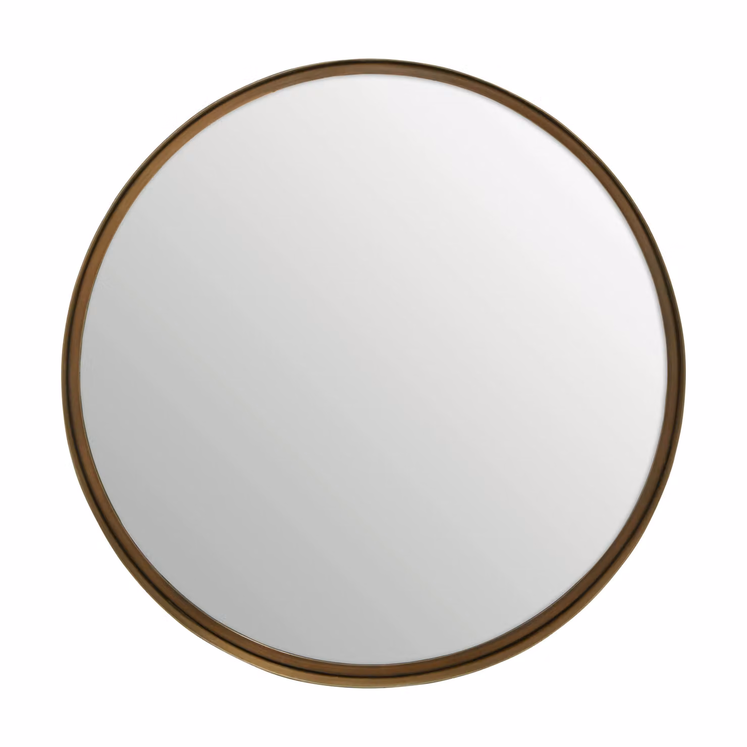 Orsina Leonov Round Gold Metal Wall Mirror – 2