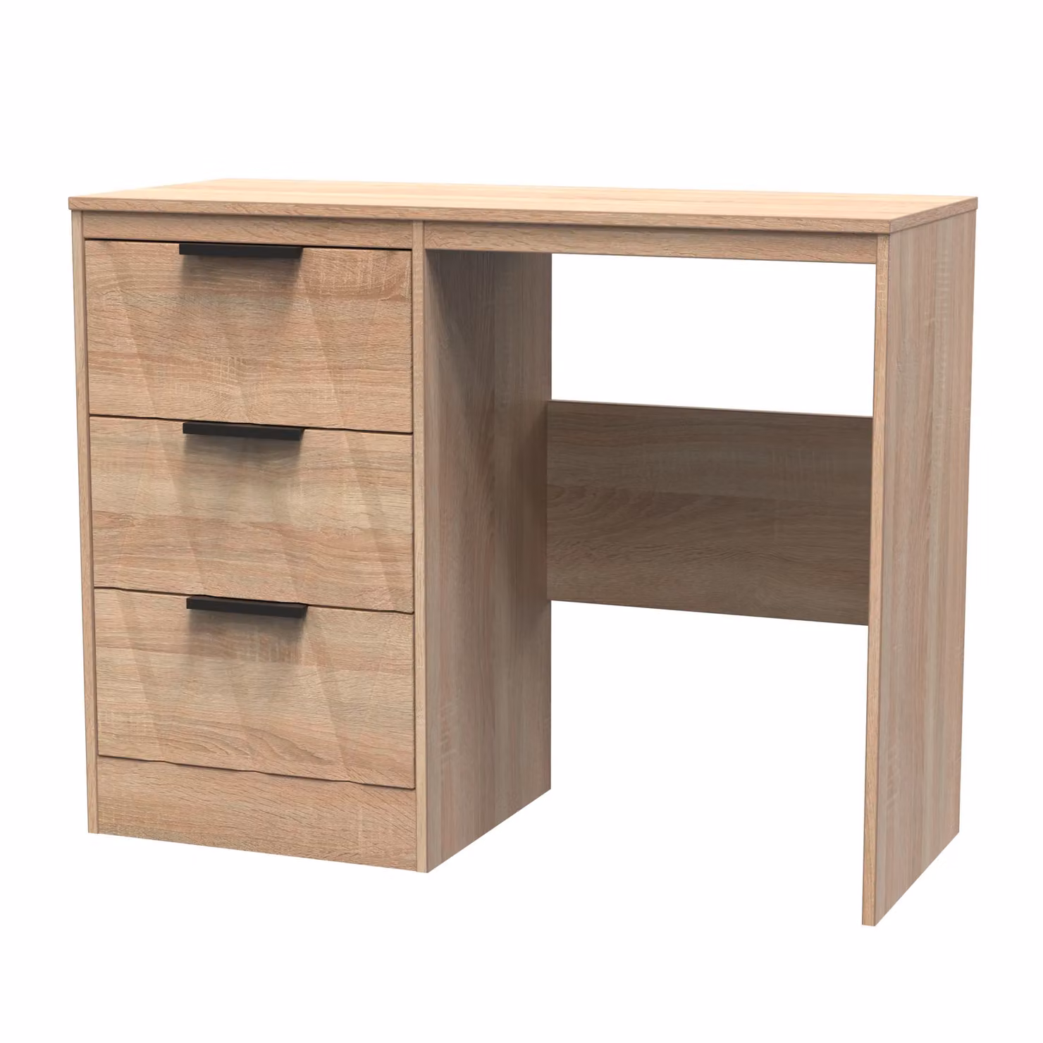 Ready Assembled 2 U Washington 3 Drawer Vanity in Light Oak – 2