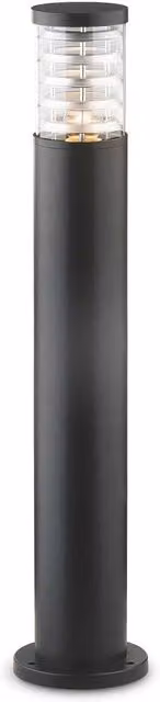 Ideal Lux Tronco Black Aluminium Outdoor Tall Bollard Light