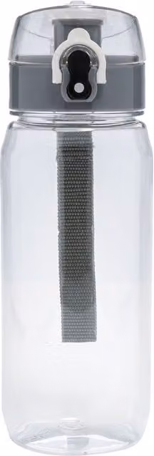 XD Design Yide Lockable RPET Water Bottle, Clear, 600ml
