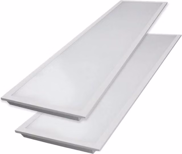 ENER-J 6-Pack White Backlit LED Ceiling Panels, 40W, 4000K, 3600lm, W/D: 120 x 30 cm