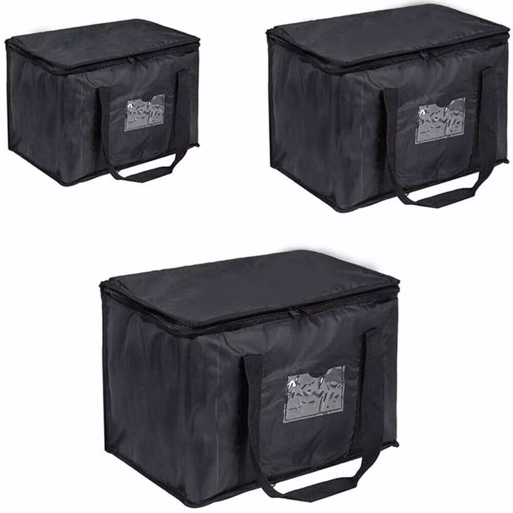 NESTLUNE 28L Insulated Food Delivery and Grocery Shopping Bag in Black – 5