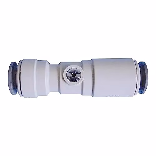 John Guest Straight Plastic Service Valve 15mm, White Matt, Pack of 3 – 2
