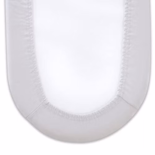 Clair de Lune 2 Pack Micro-Fresh Antibacterial Cotton Jersey Fitted Crib Sheets in Grey, W/D/H: 85.5 x 36 x 60 x 120 cm – 2