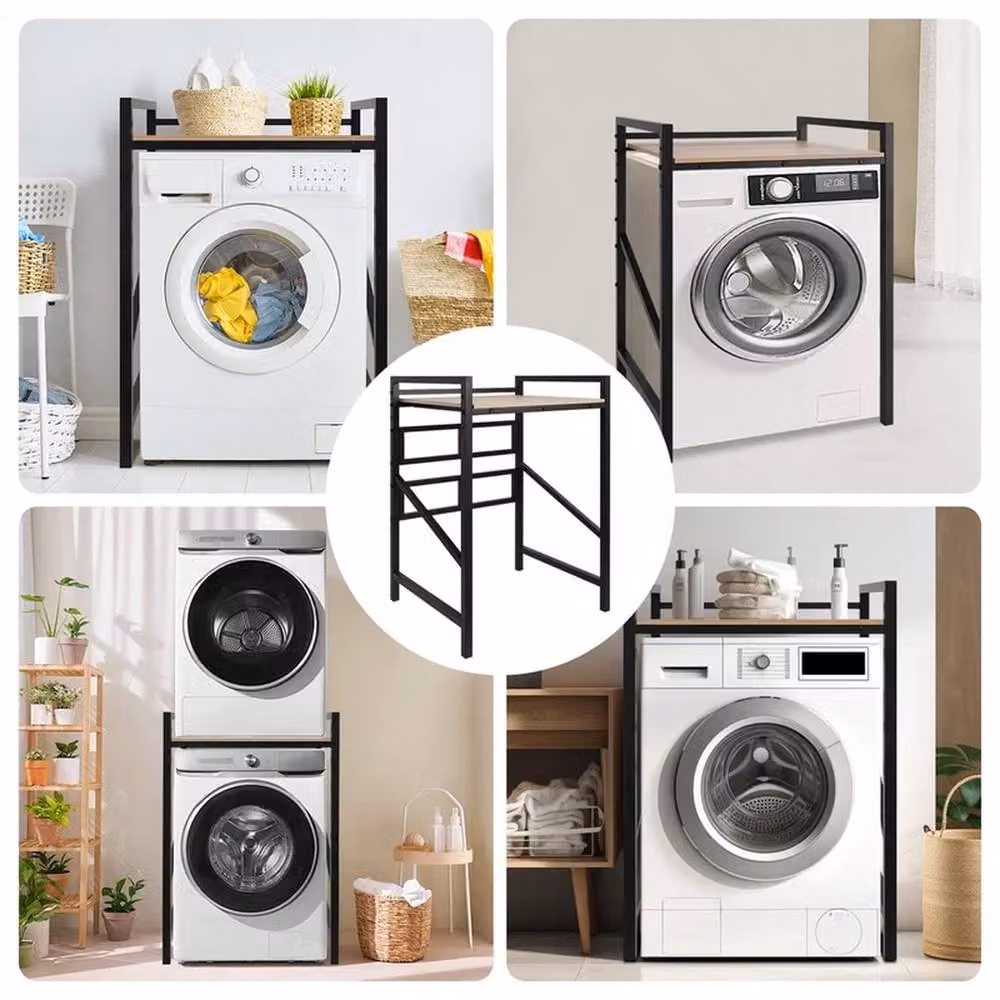 PAWNORA Universal Stacking Pedestal for Washing Machine, Black – 4