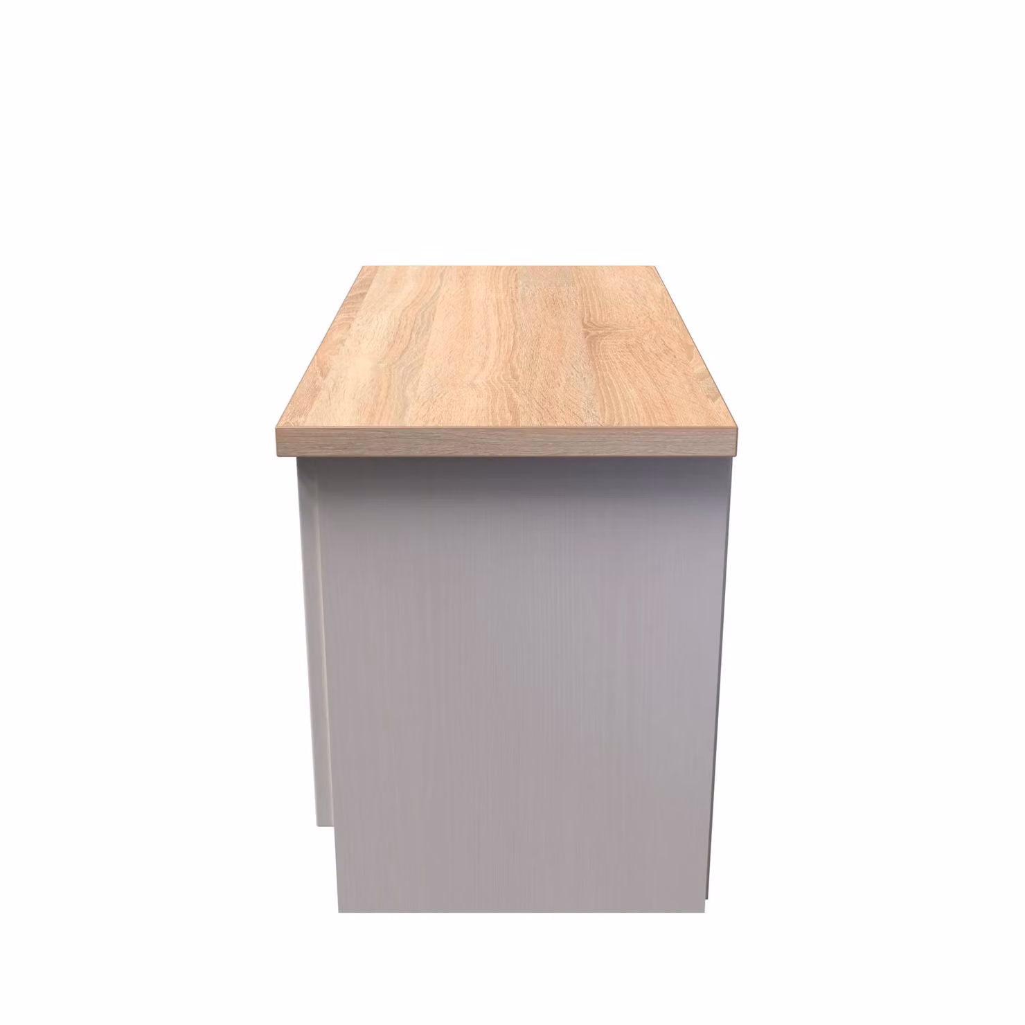 Ready Assembled 2 U Norton Compact 2 Door TV and Media Unit in Taupe and Beige – 2