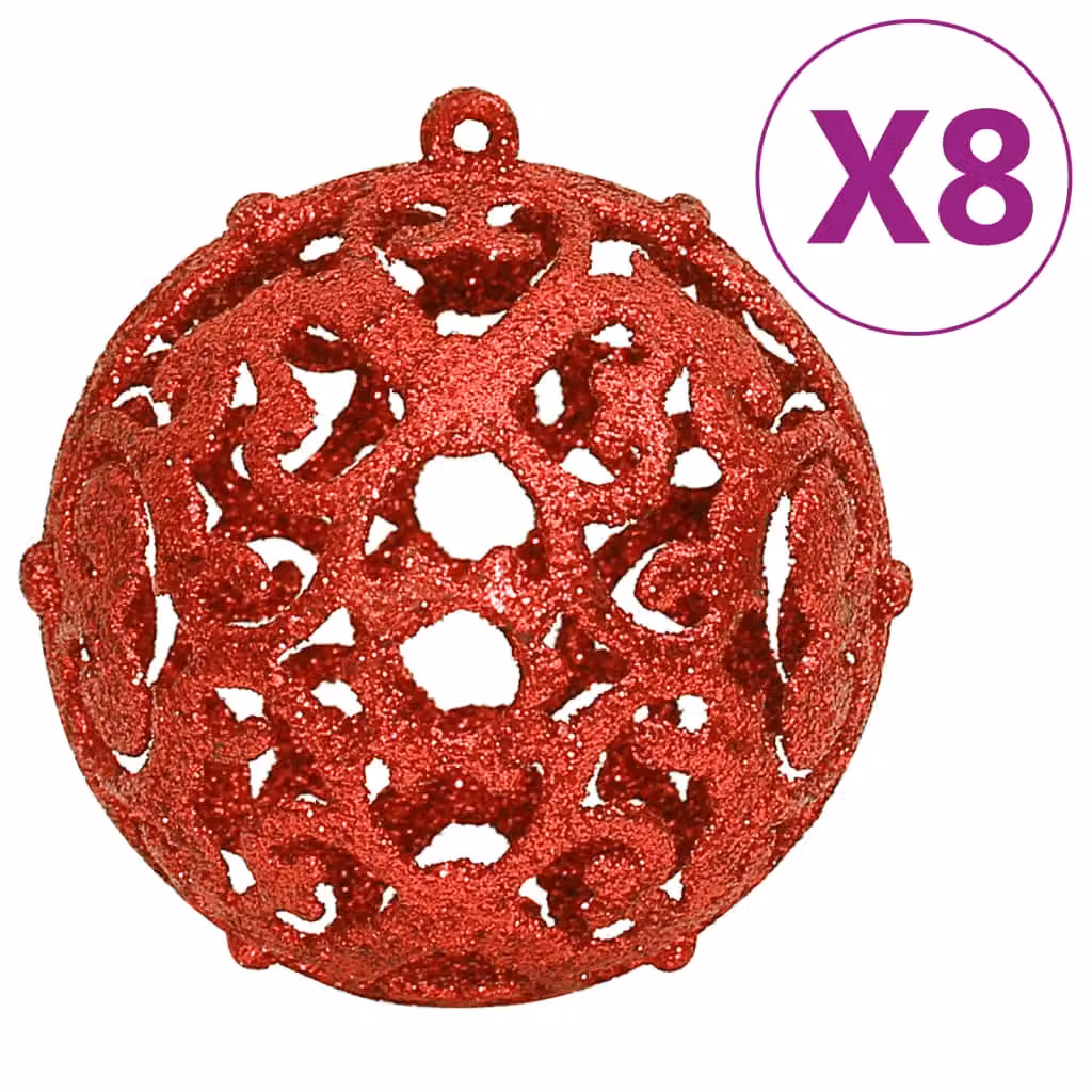 Berkfield Home 111 Piece Red Christmas Bauble Set – 3