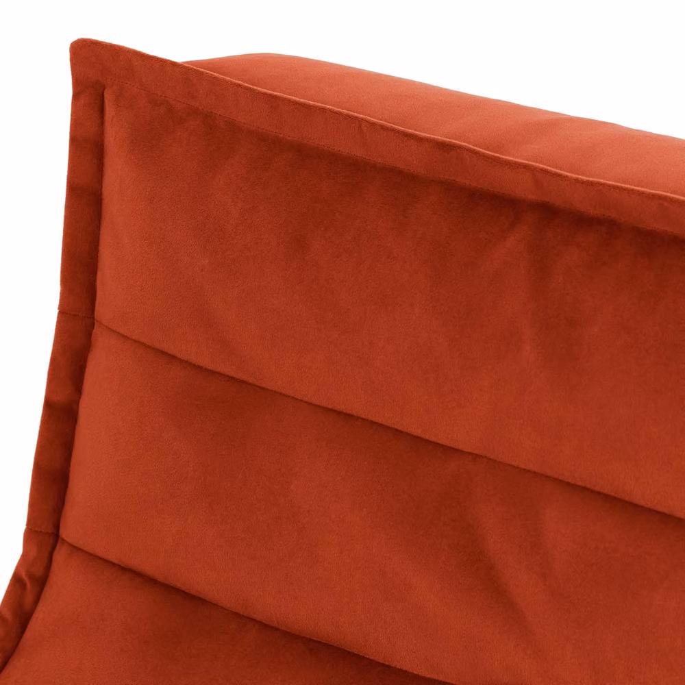 ICON Kota Matt Velvet Sofa in Terracotta – 3