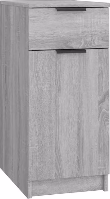 Berkfield Home Desk Cabinet in Grey Sonoma, W/D/H: 33.5 x 50 x 75 cm – 1