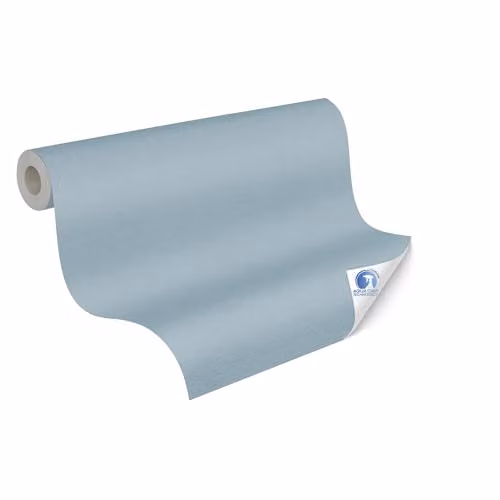 Livingwalls DESIGNDROP Plain Non-Woven Wallpaper in Blue, 10.05 x 0.53 m