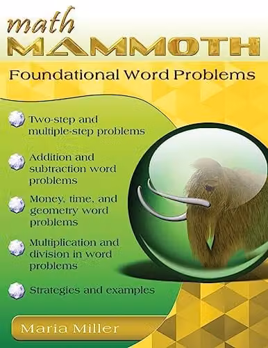 Math Mammoth Foundational Word Problems Paper Workbook