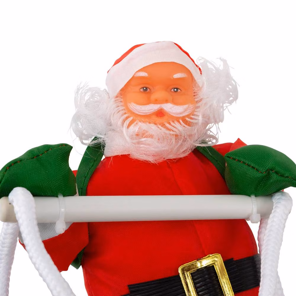 Globrite 4 Santa Claus Climbing Rope Red Christmas Tree Decoration – 6