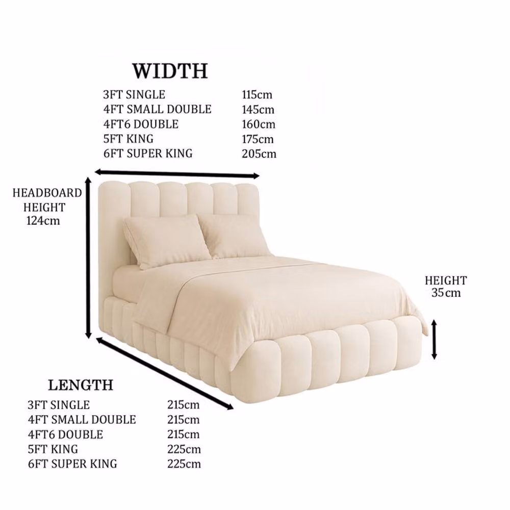 Desire Deco Alice Ottoman Storage Bed Frame in Grey, Super King, W/D/H: 200 x 200 x 205 cm – 2