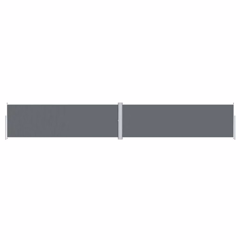 Berkfield Home Retractable Single Side Awning in Anthracite Grey, W/H: 1000 x 160 cm – 2