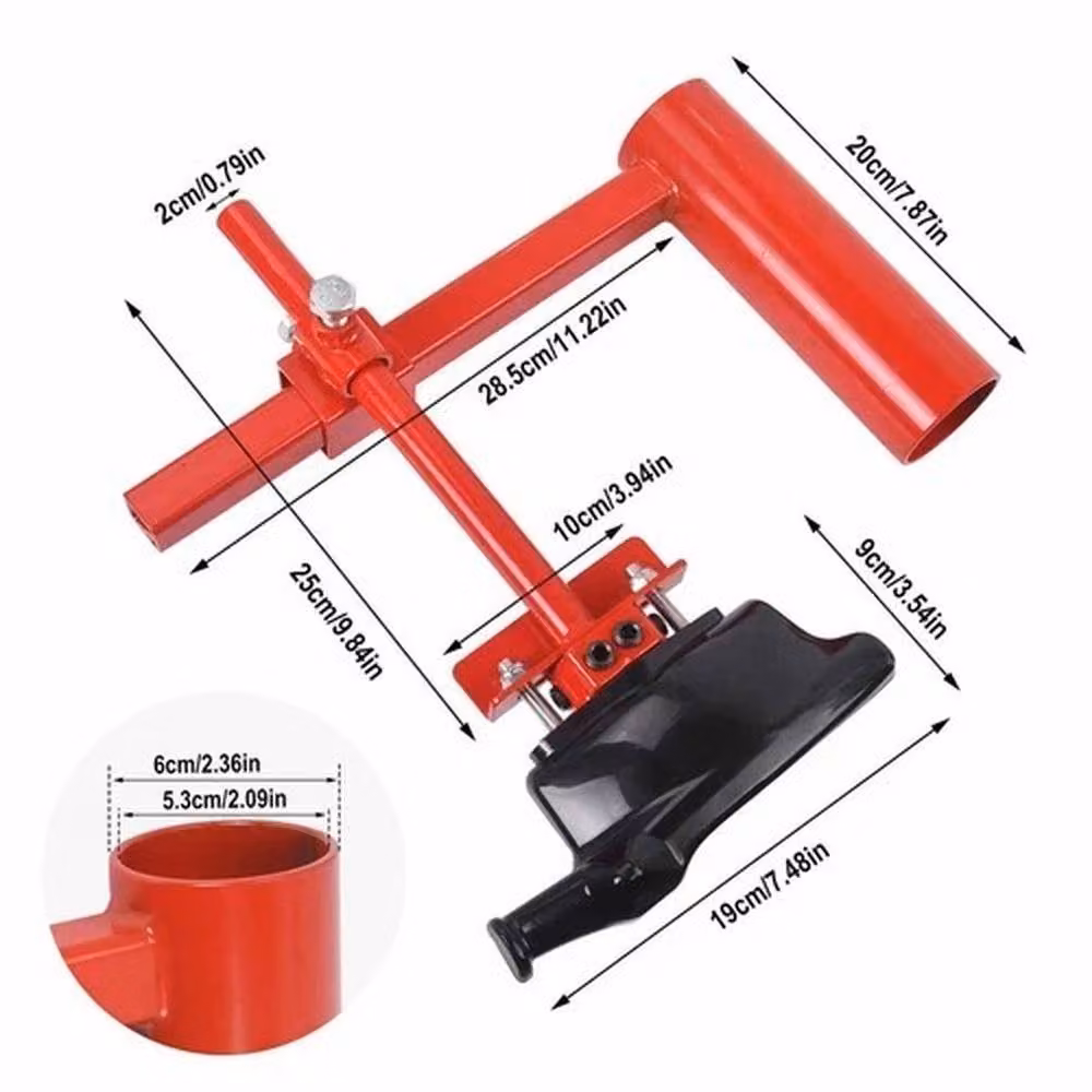 SPETLEK Manual Tire Changer Duck Head Modification Kit in Red – 2