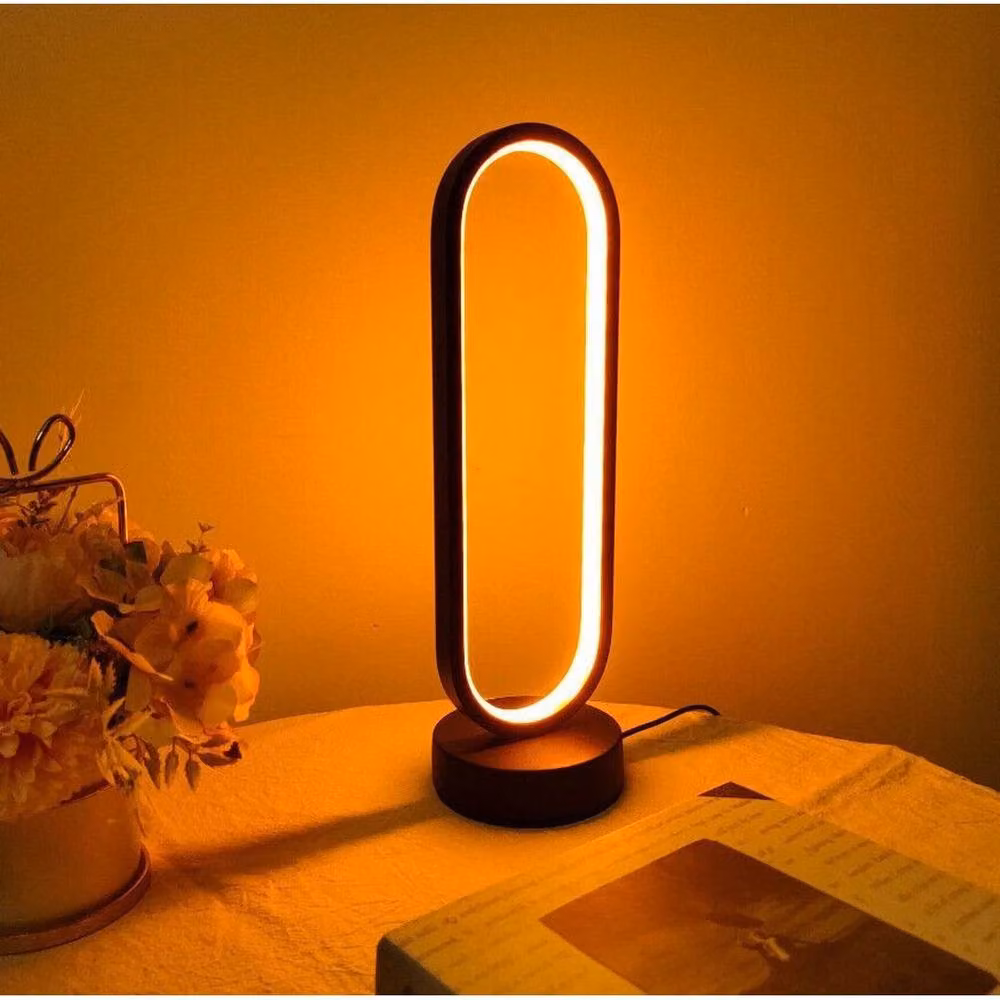 SPETLEK Three-Color Dimming LED Ring Lamp in Black – 3