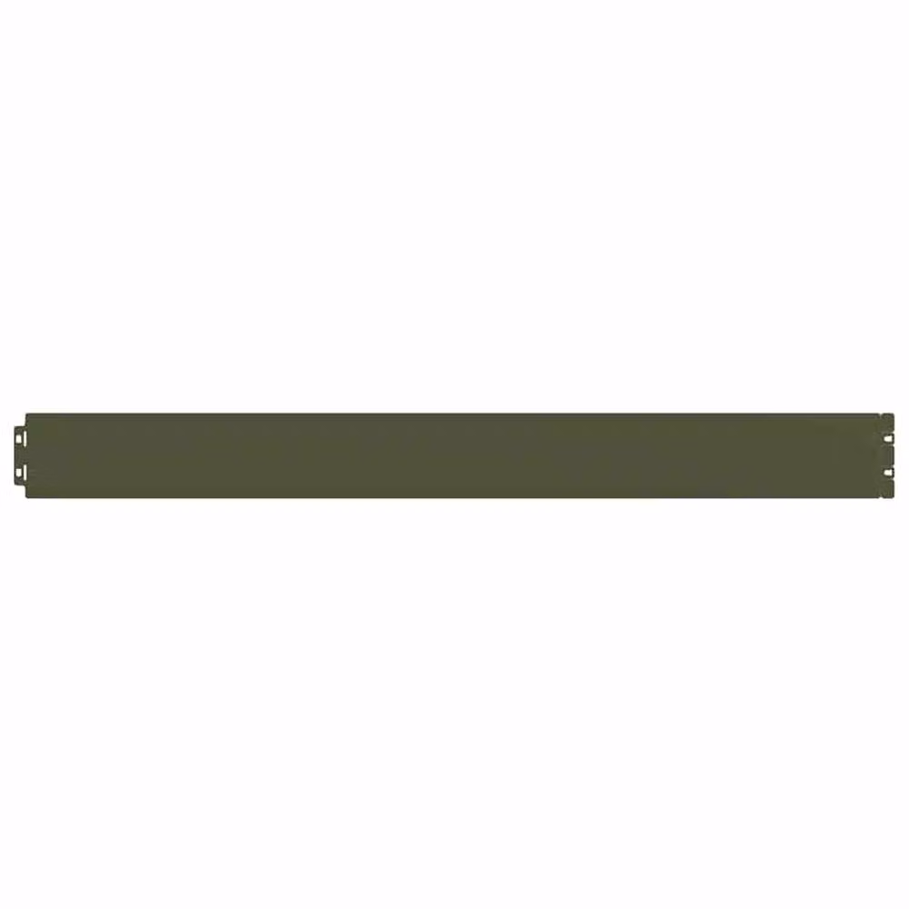Berkfield Home Lawn Edgings, 10 Pieces, Olive Green, Cold-rolled Steel, H x W: 10 x 103 cm – 2