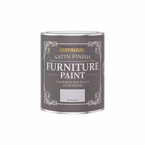 Rust-Oleum Satin Furniture and Skirting Board Paint in Lilac Rhapsody Purple, 750ml – 3