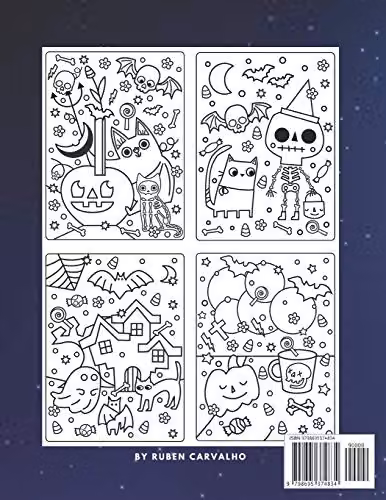 Halloween Kids Coloring Book with 30 Pages of Spooky Fun by Independently Published – 2