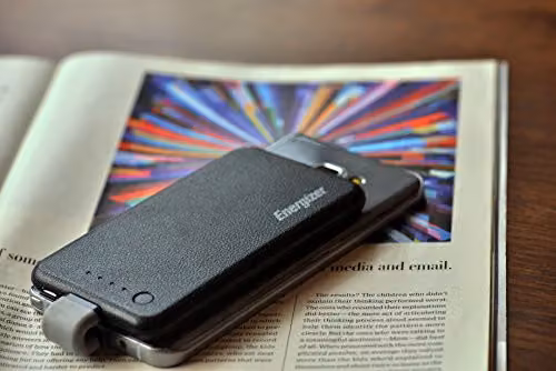 Energizer 4000mAh Pocket Power Bank with Micro USB, Black – 5