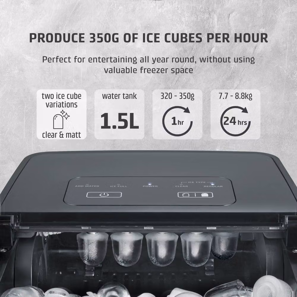 Caso Design Clear Ice Advanced Ice Cube Maker in Black – 3