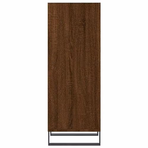 vidaXL Brown Oak Sideboard in Engineered Wood W/D/H: 34.5 x 32.5 x 90 cm – 3