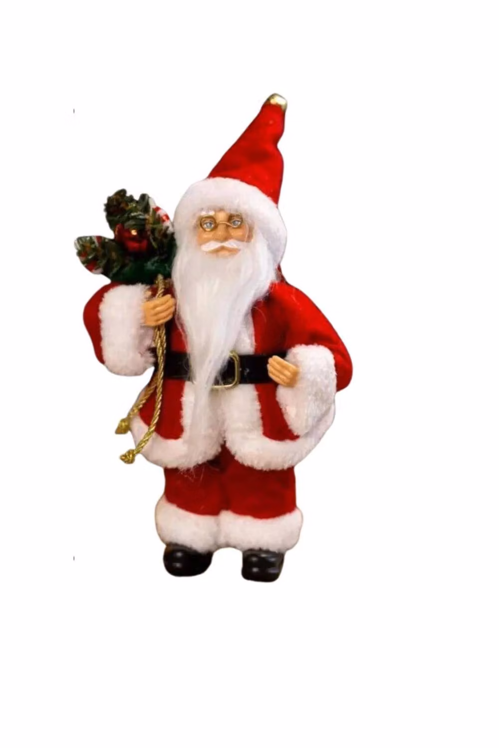 Marco Paul Hanging Santa Claus Christmas Tree Decoration in Red – 2