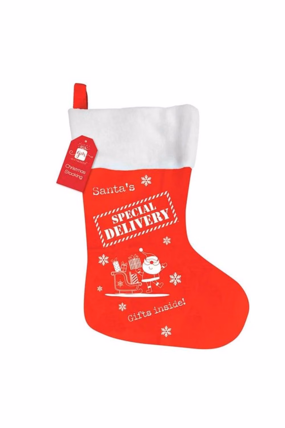 KDMD Santas Special Delivery Christmas Hanging Stocking 5 Pack in Red – 2
