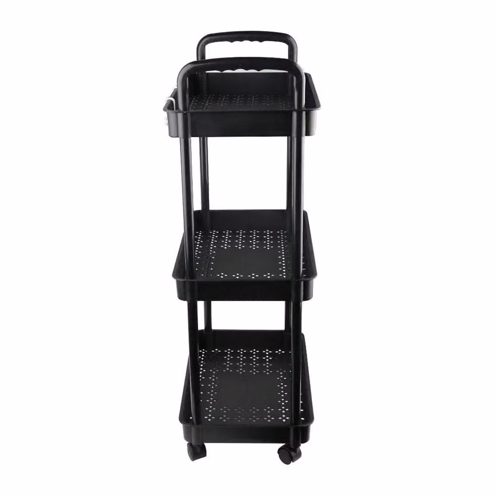 SPETLEK 3 Tier Storage Trolley Cart in Black – 2