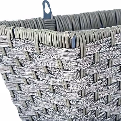 Gardman Multi-Placement Mountain Grass Effect Planter, Grey, W/D/H: 60.96 x 60.96 x 18.0 cm – 4