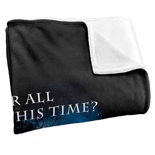 Warner Brothers Harry Potter Always Fleece Throw Blanket in White and Multicolour, W/D/H: 152 x 127 cm – 2