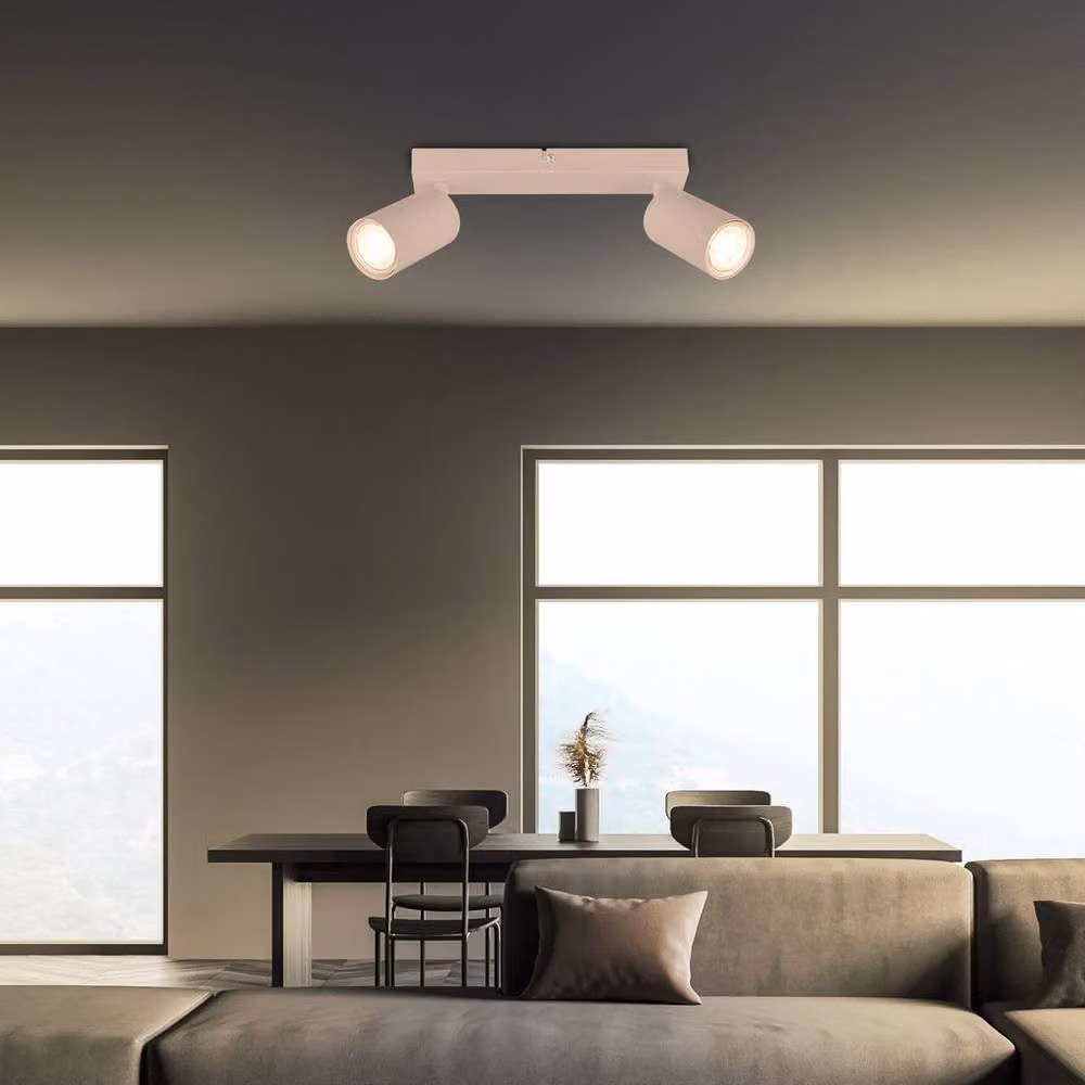 Briloner Beige Adjustable 2-Light Ceiling Spot Light for GU10 Bulbs – 3