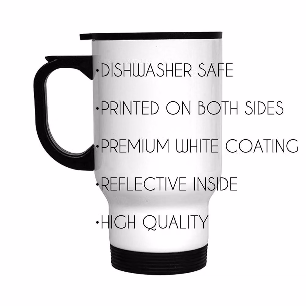 60 SECOND MAKEOVER Awesome Truck Driver Metal Travel Mug in White