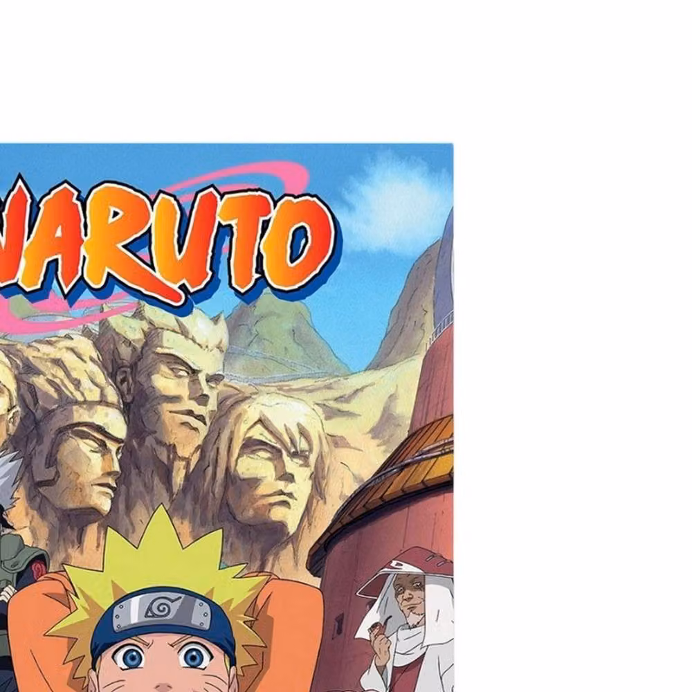 Naruto Mountains Multicolour Printed Paper Poster – 2