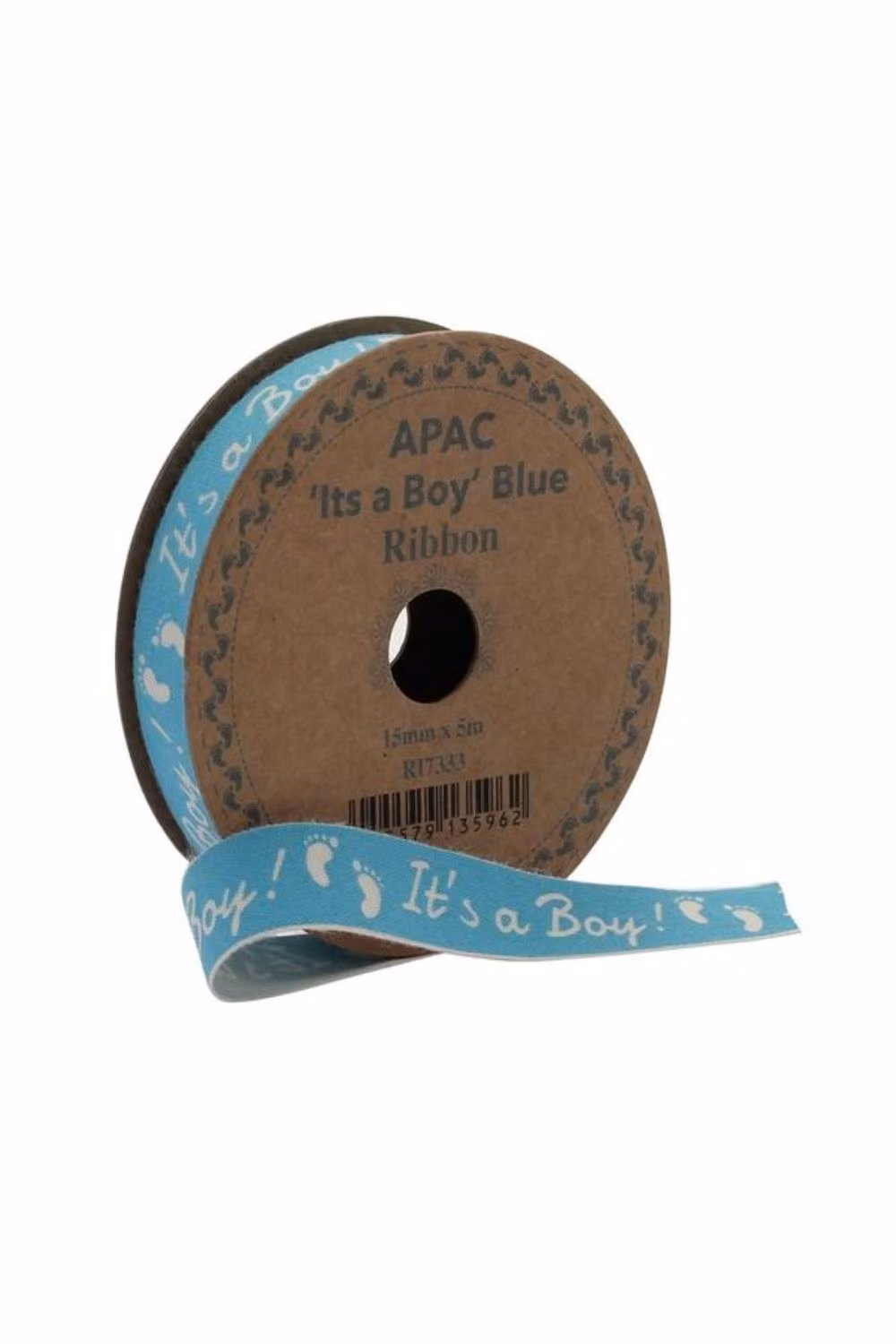 KDMD Its a Boy Blue Polyester Ribbon, 15mm, 3 Pack – 2