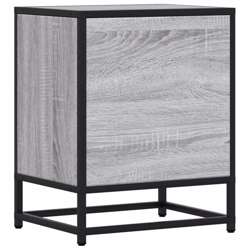 Berkfield Home Grey Sonoma Bedside Cabinet W/D/H: 40 x 31 x 50 cm – 6