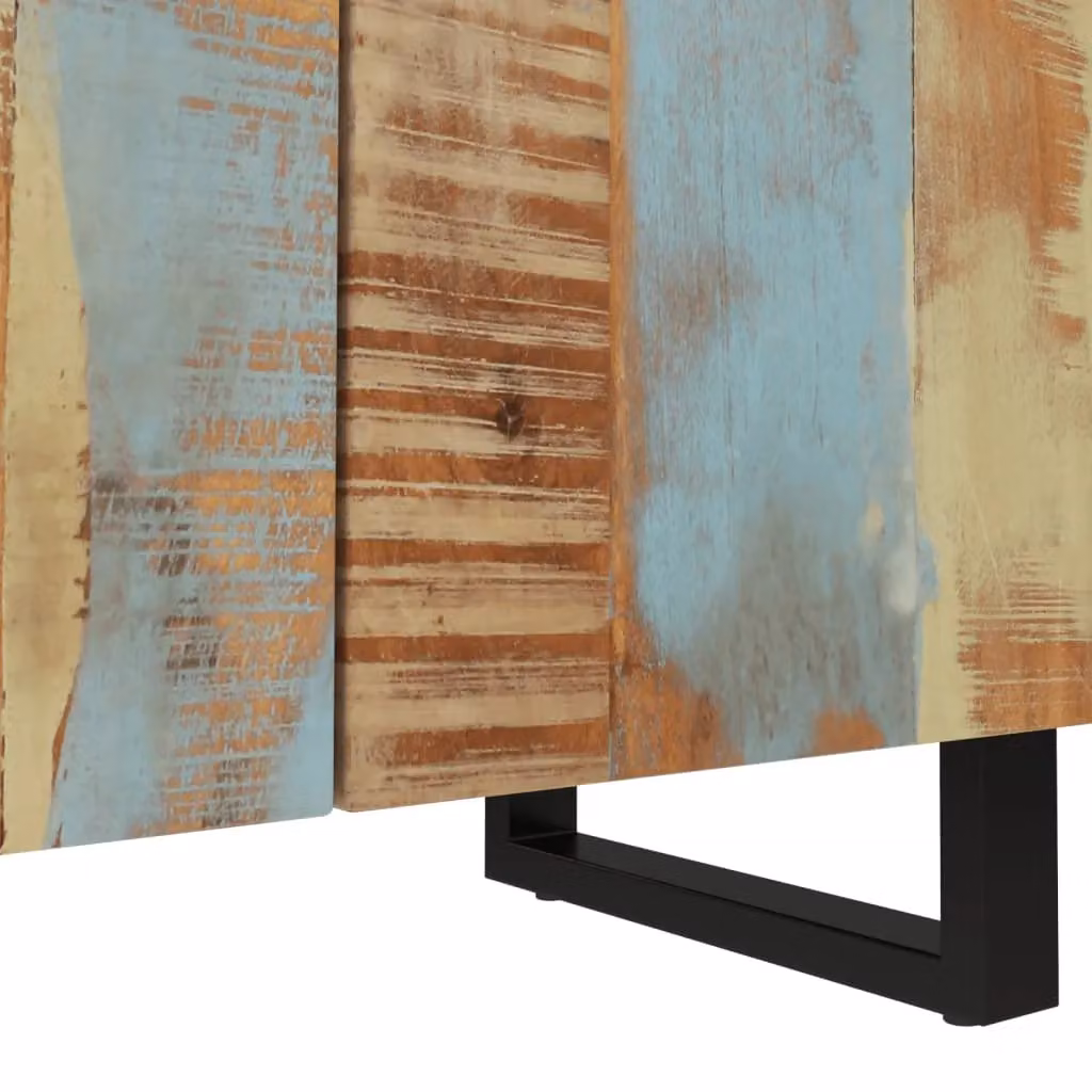 Berkfield Home Reclaimed Solid Wood Sideboard in Brown, W/D/H: 60 x 33 x 75 cm – 4