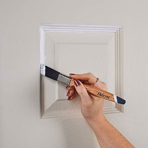 Harris Ultimate Woodwork Gloss Paint Brush, 1 inch, Grey and Multicolour, Width: 2.54 cm – 2