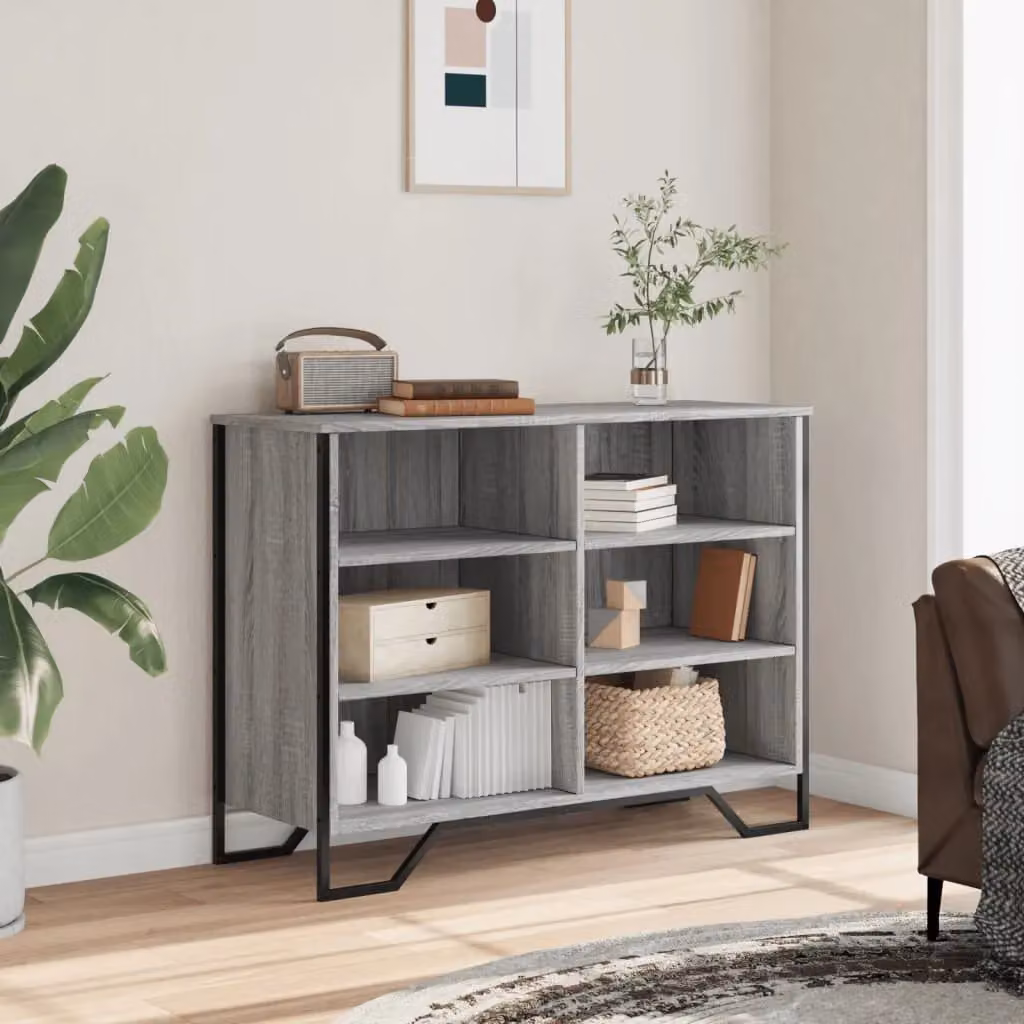 Berkfield Home Grey Sonoma Sideboard, W: 101 cm, D: 35.5 cm, H: 74.5 cm – 3