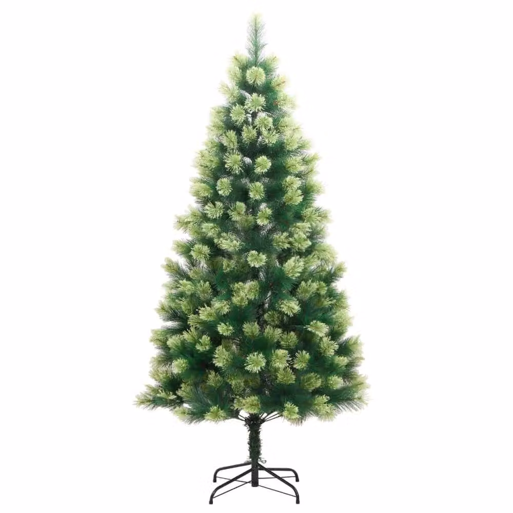 Berkfield Home Beautiful Green Artificial Hinged Christmas Tree with Stand, Height: 180 cm – 3