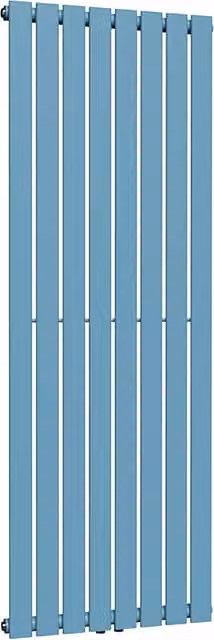 Lux Heat Flat Coloured Vertical Radiator in Denim Blue, H 160 cm x W 56 cm