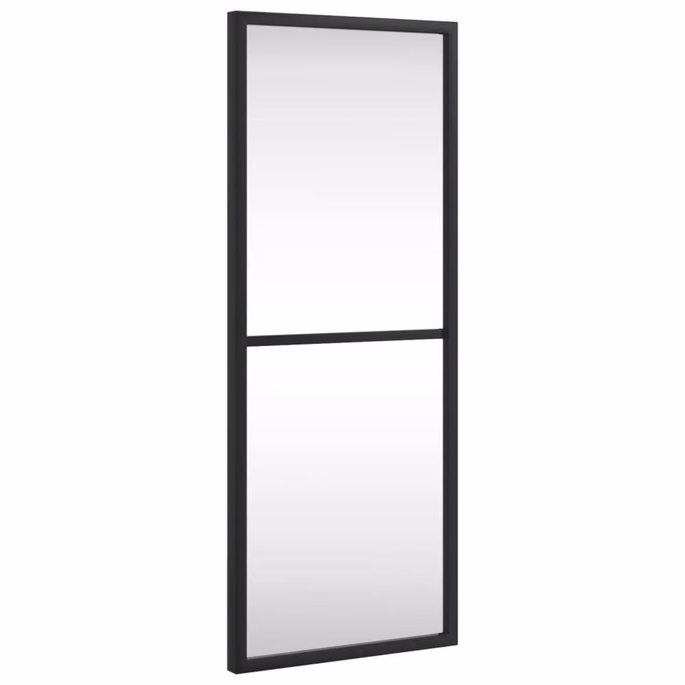 Berkfield Home Rectangular Wall Mirror in Black, W: 20 cm, H: 50 cm – 2
