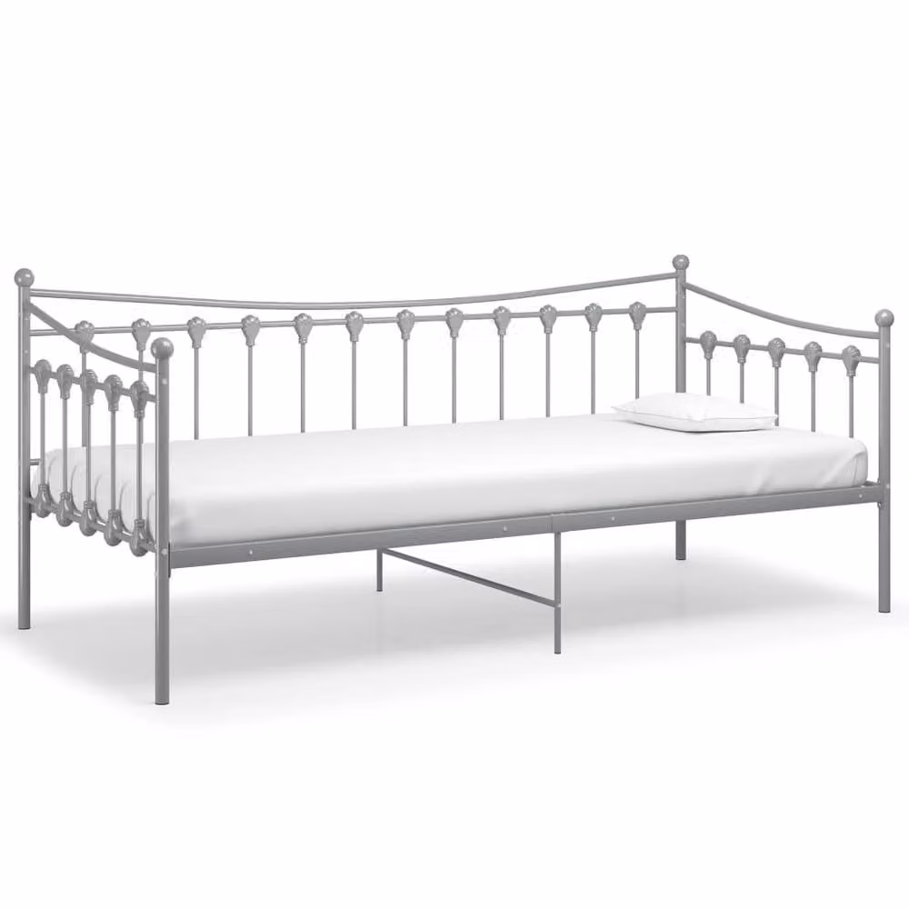 Berkfield Home Grey Metal Sofa Bed Frame W/D/H: 90 x 200 cm – 2