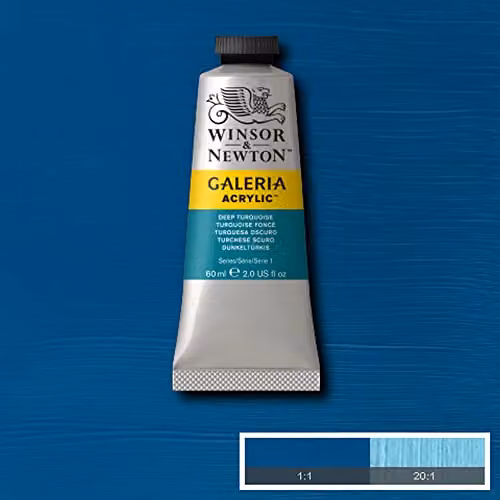 Winsor & Newton Galeria Acrylic Paint in Turquoise, 15 ml – 3