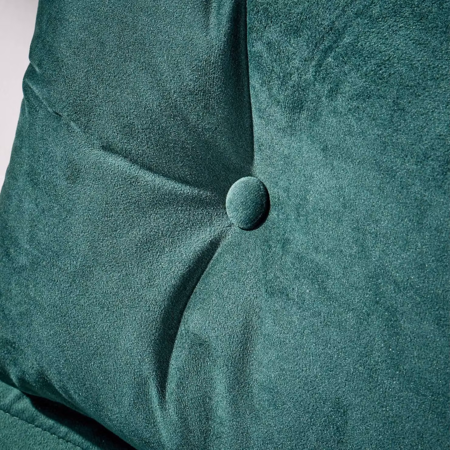 Home Source Double Velvet Folding Sofa Bed with Wooden Legs in Bottle Green – 4