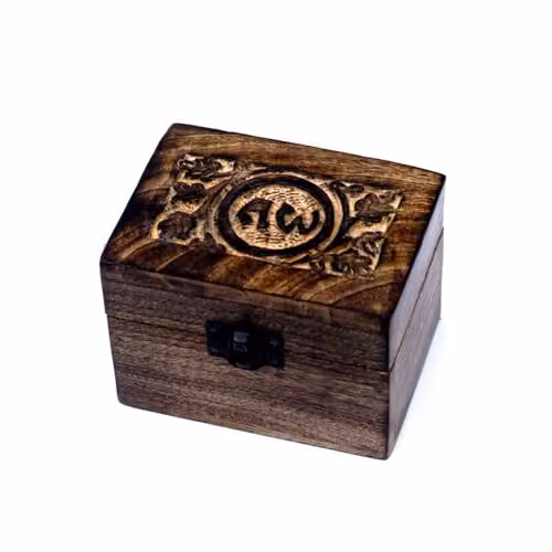 Ancient Wisdom Mango Aromatherapy Box AW Floral in Brown (Holds 6) – 1