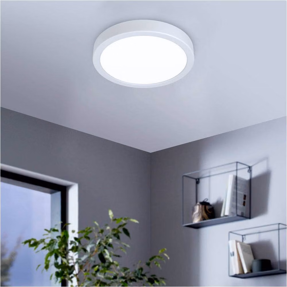 Loops 2 Pack Modern White Round LED Ceiling Lights for Indoor Use – 2