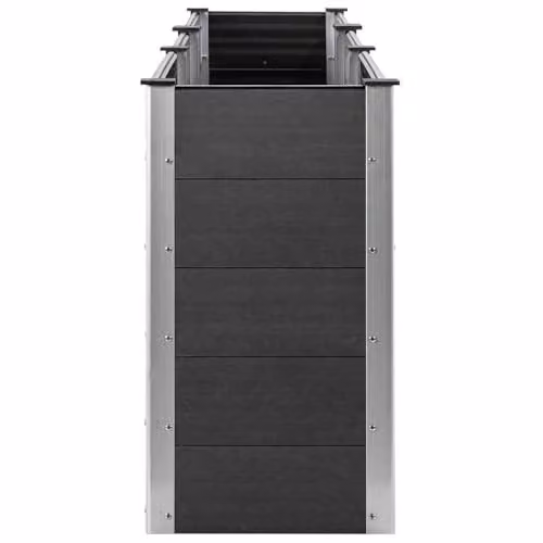 vidaXL Grey WPC Garden Raised Bed W: 300 cm, D: 50 cm, H: 91 cm – 6