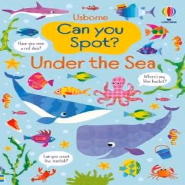 Can You Spot? Under the Sea by Kirsteen Robson, Usborne Publishing Ltd, Multicolour Paperback Book