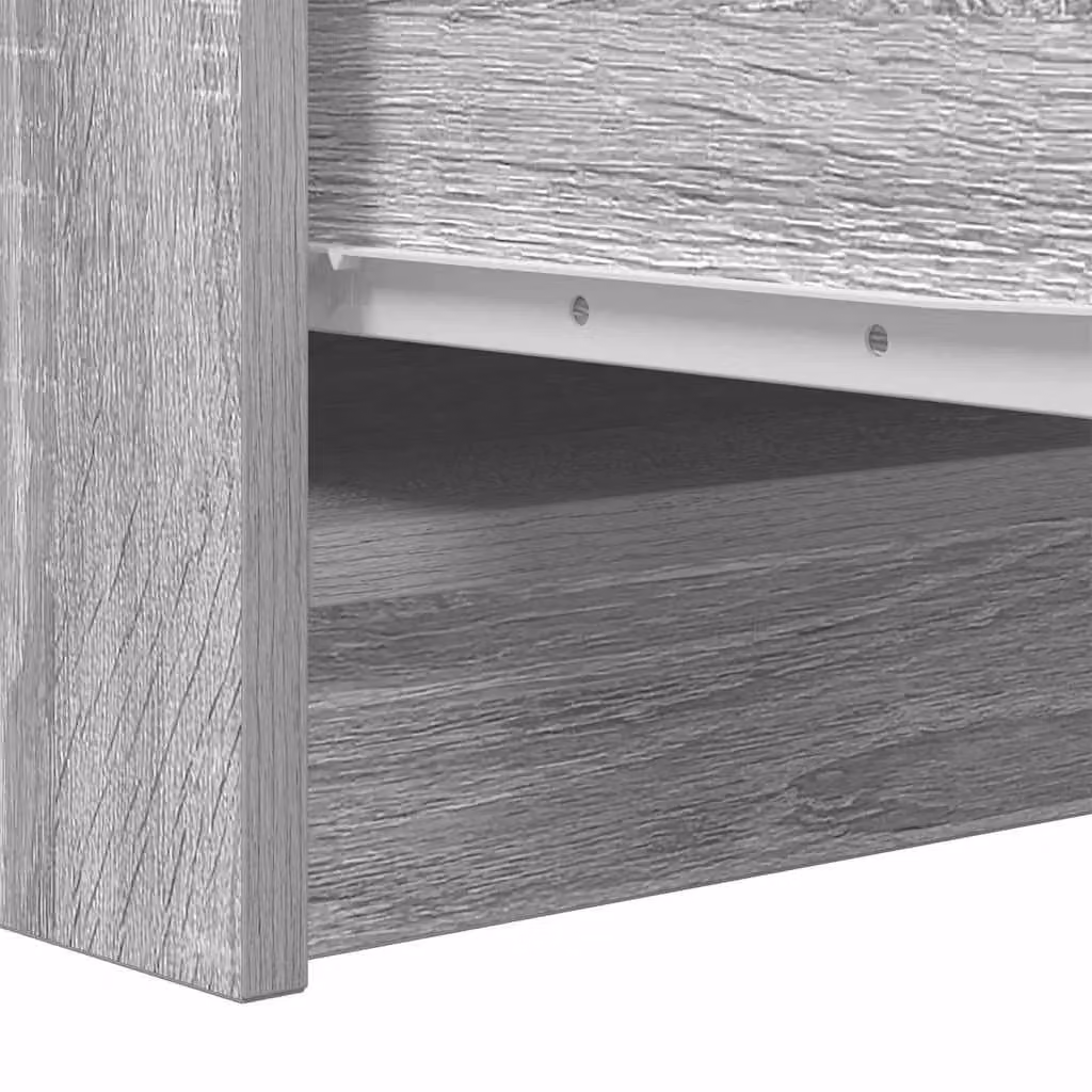 Berkfield Home Grey Sonoma Sideboard in Engineered Wood W/D/H: 29.5 x 34 x 76 cm – 2